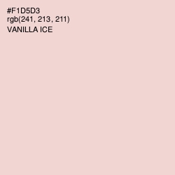 #F1D5D3 - Vanilla Ice Color Image